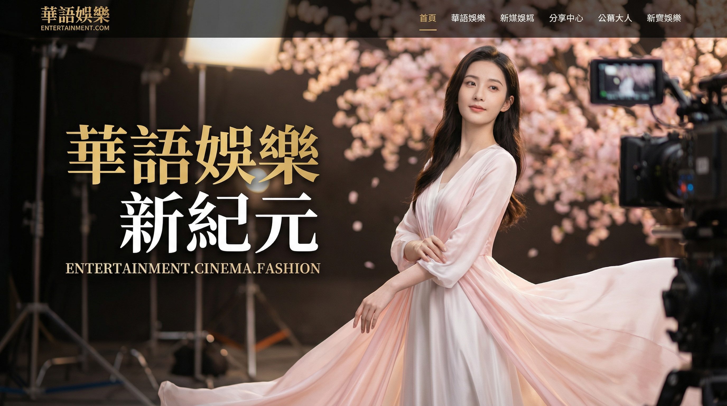 暗网传媒影视传媒社区平台首页Banner